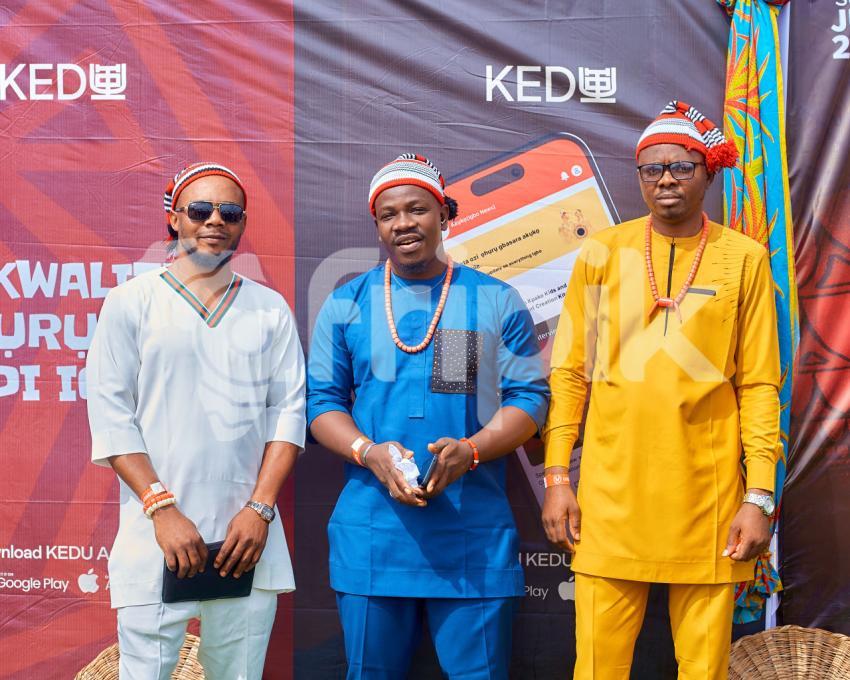 Boys posing on traditional outfits