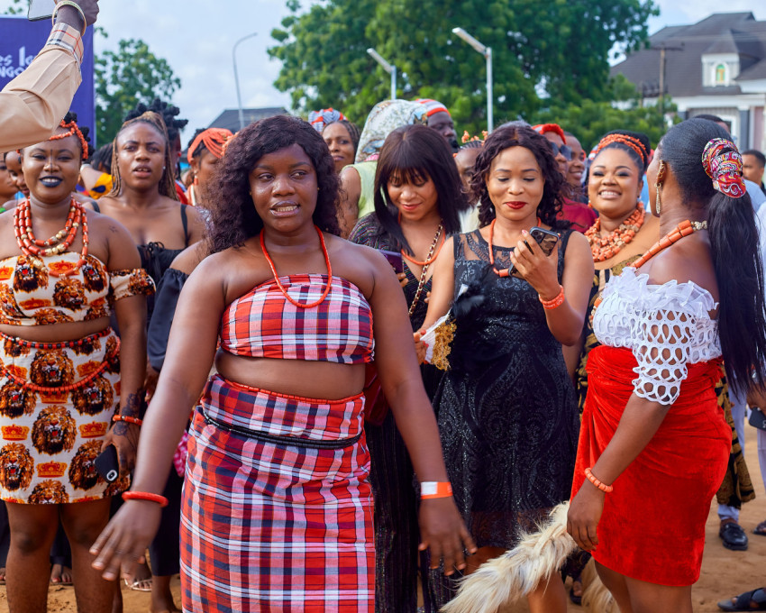 Group of ladies at a cultural event