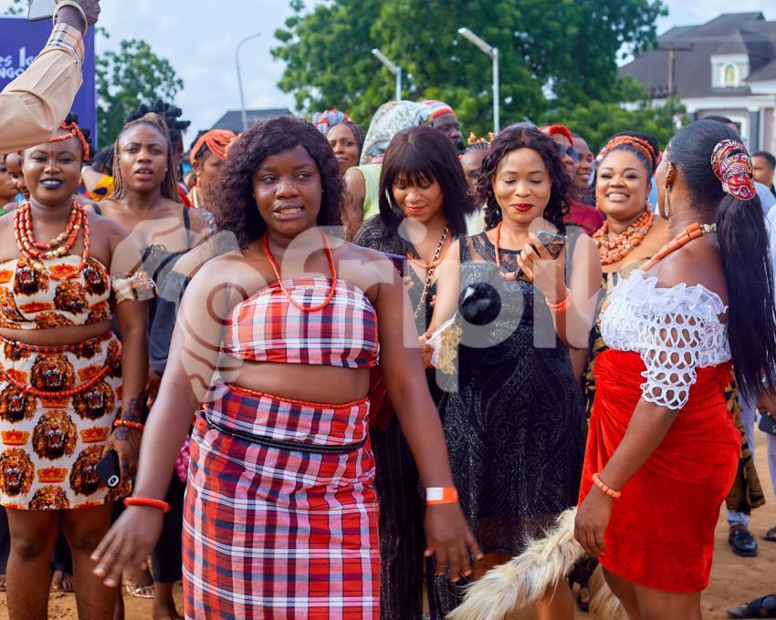 Group of ladies at a cultural event