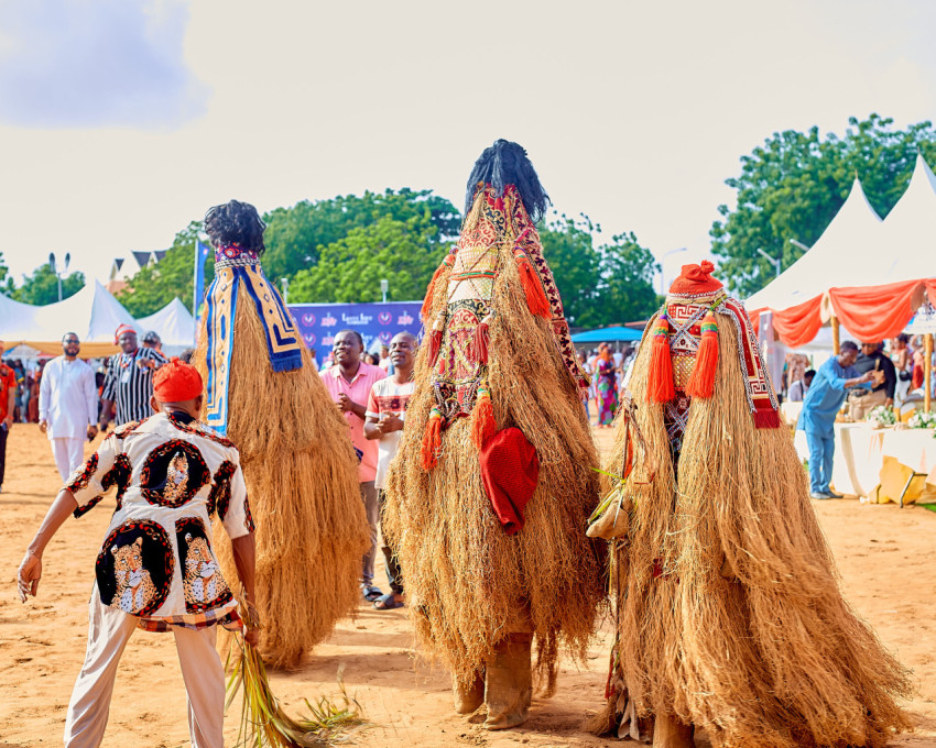 African cultural masquerades