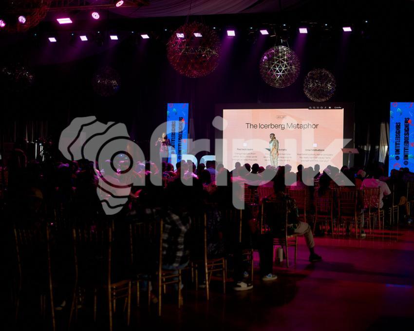 Speaker presenting  at UDC 2024