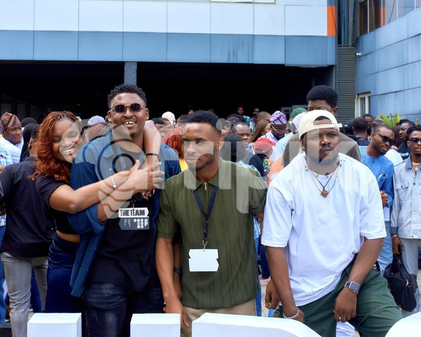 People outside at UDC 2024