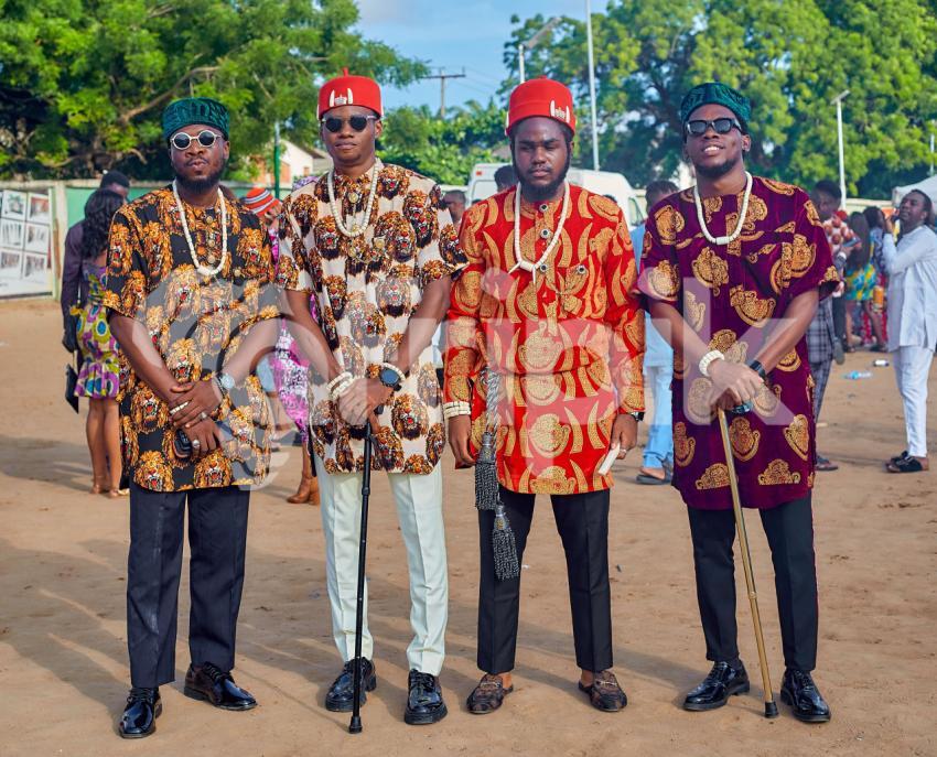 Boys posing in traditional outfits 14