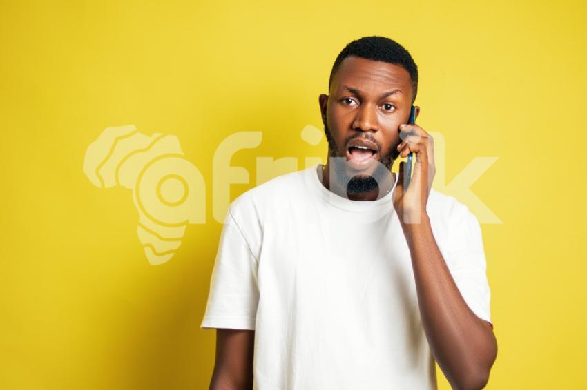 Man making a phone call