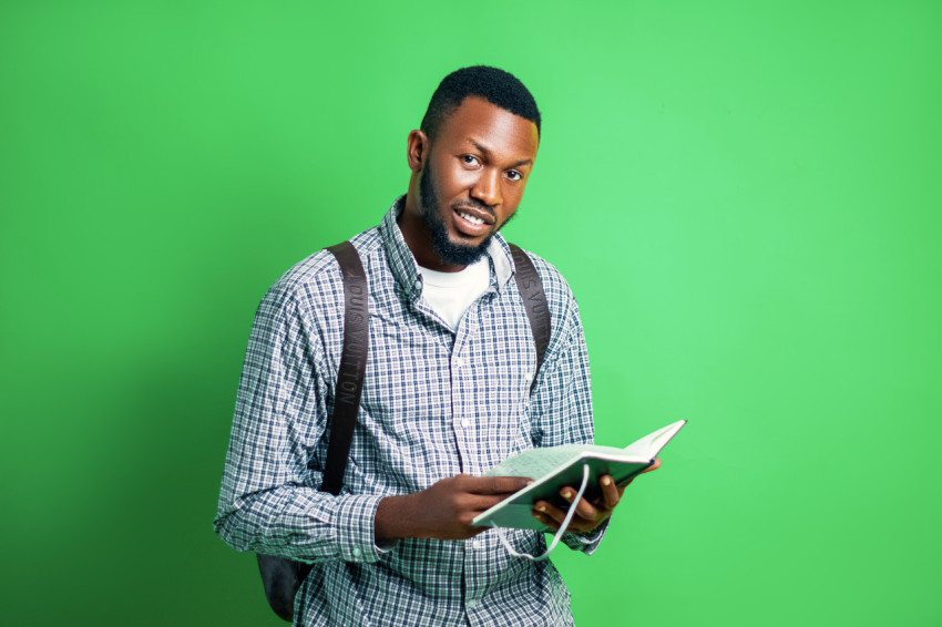 Man with book