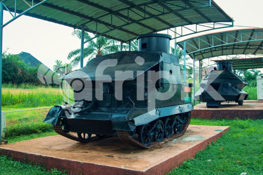 Armoured tanks in national War Museum