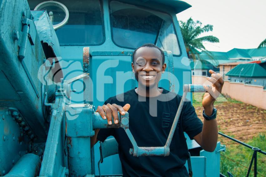 A tourist on a war ship