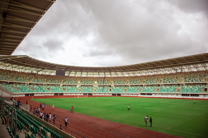 Stadium view from above