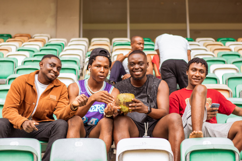 boys sitting