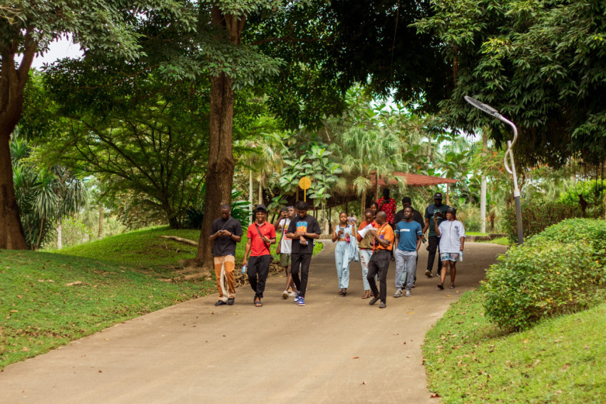 People walking in the Park