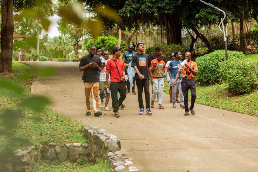 People walking in the park 1