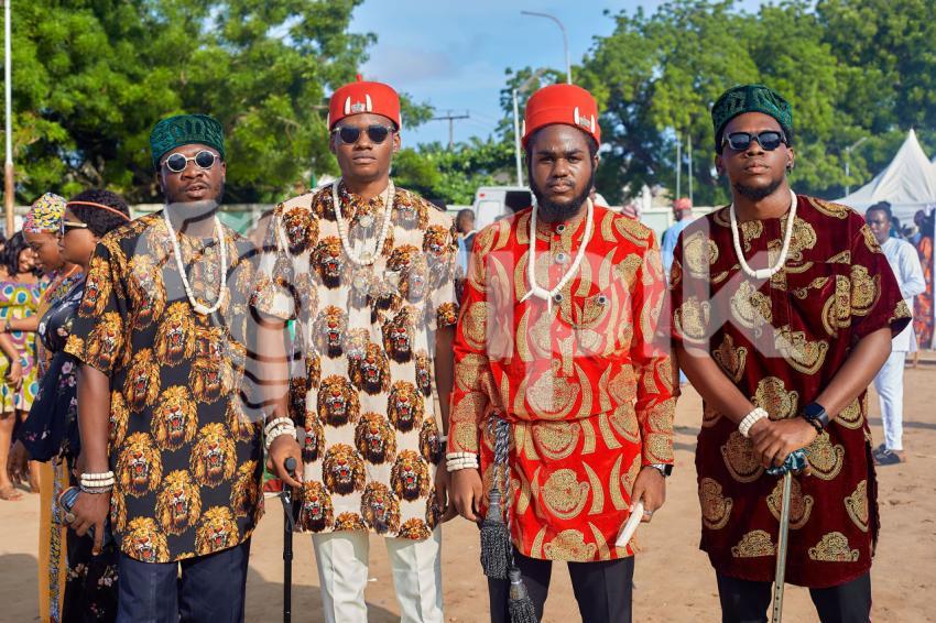 Boys posing in traditional outfits 13