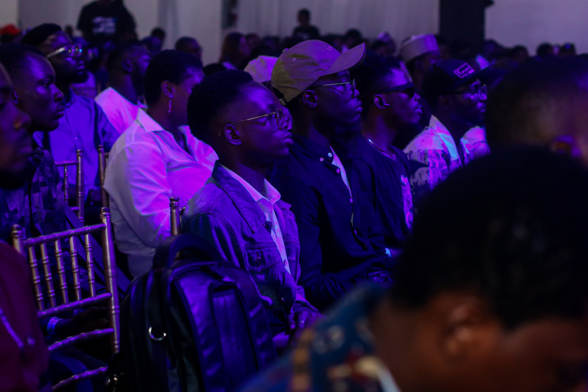 Attendees listening to the speaker at UDC