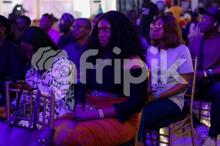 Attendees paying attention to the speaker