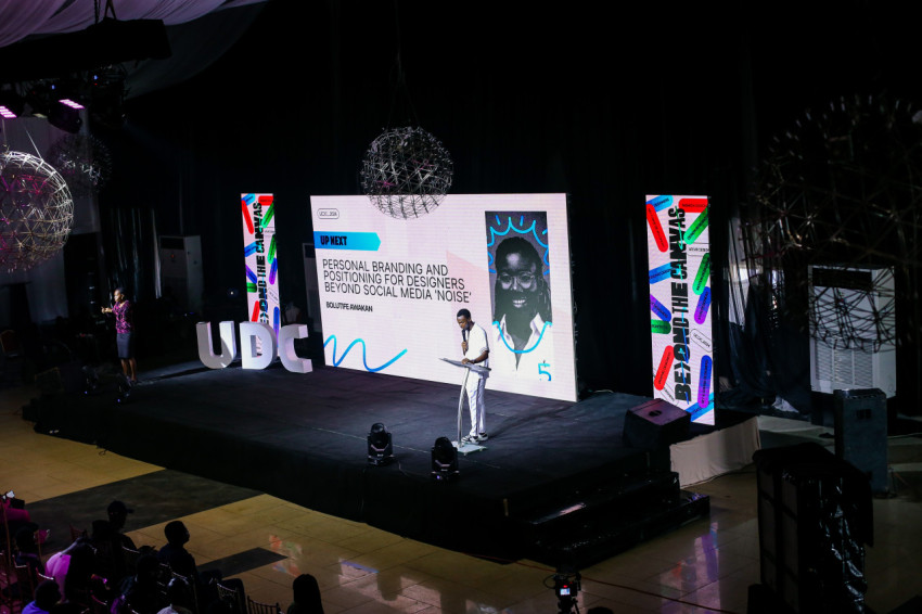 Host speaking at UDC 2024