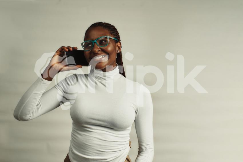 Girl making a phone call