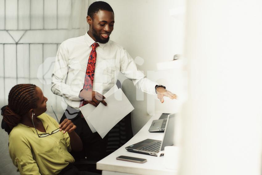 Work colleagues in the office 2