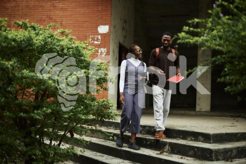 Students walking together