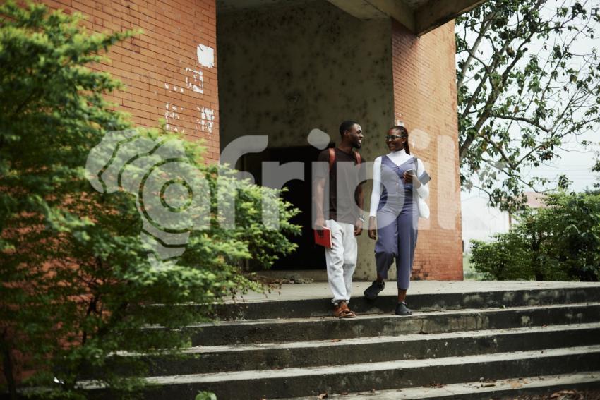 Boy and girl walking together 2