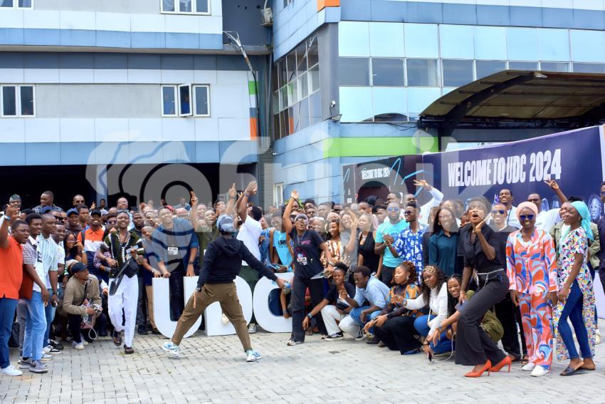 Group of excited People at UDC 2024