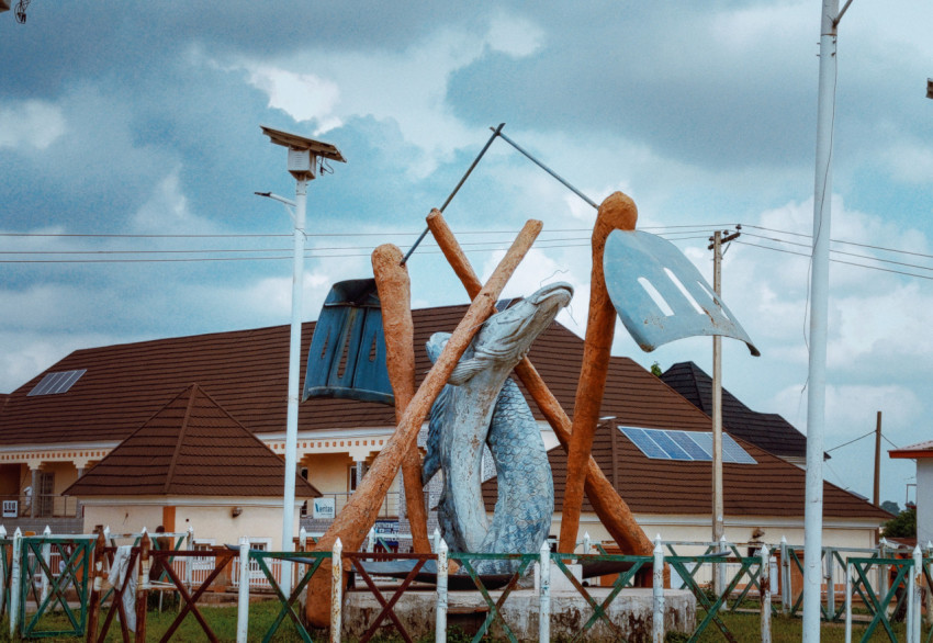 Roundabout in Minna