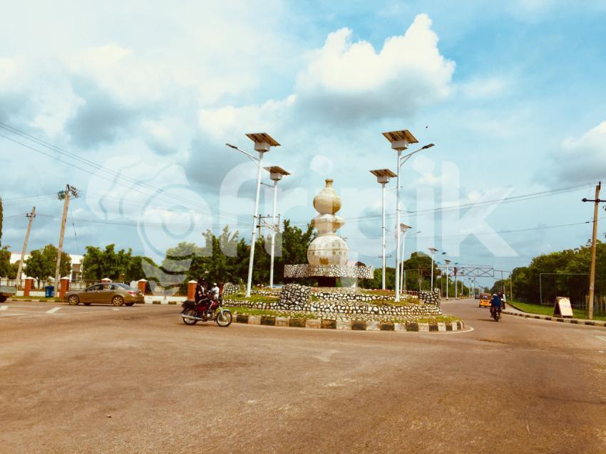 Roundabout junction in the city of Minna