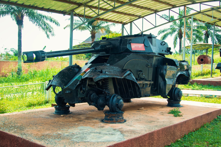 Armoured tank in National War Museum