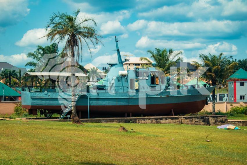 War ship in National War Museum