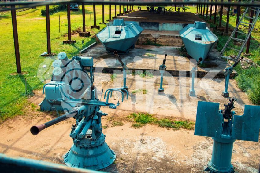 War ship ammunitions in the National War Museum