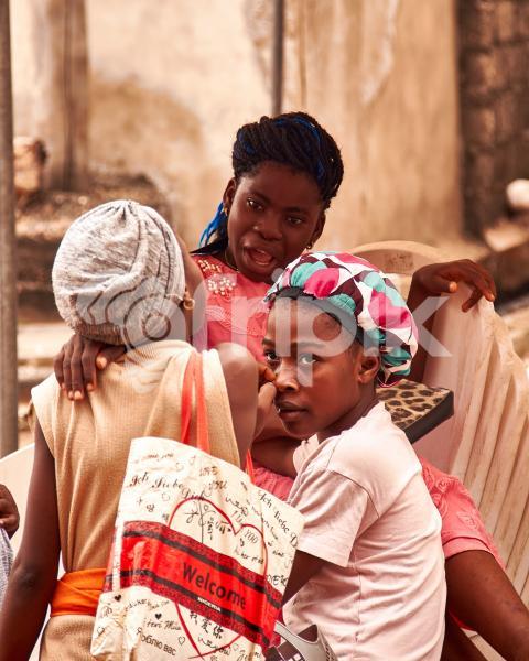 Three Girls Talking
