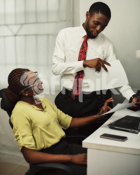 Work colleagues in the office