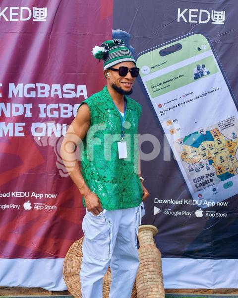 Boy wearing Ankara shirt 1