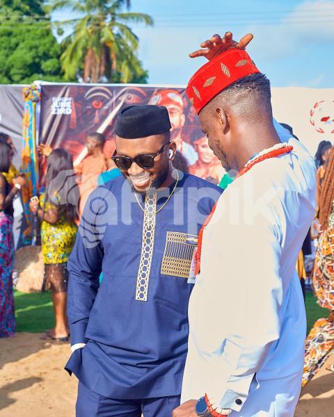 Boys posing on traditional outfits 8