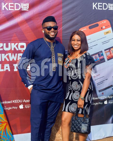 Boy and girl in traditional outfits