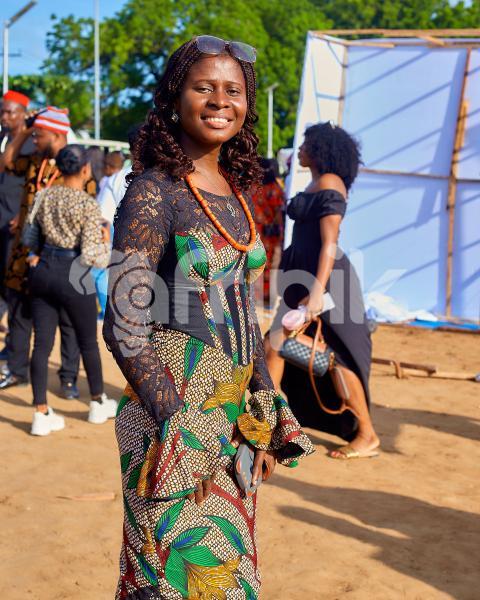 A girl wearing a traditional dress 1