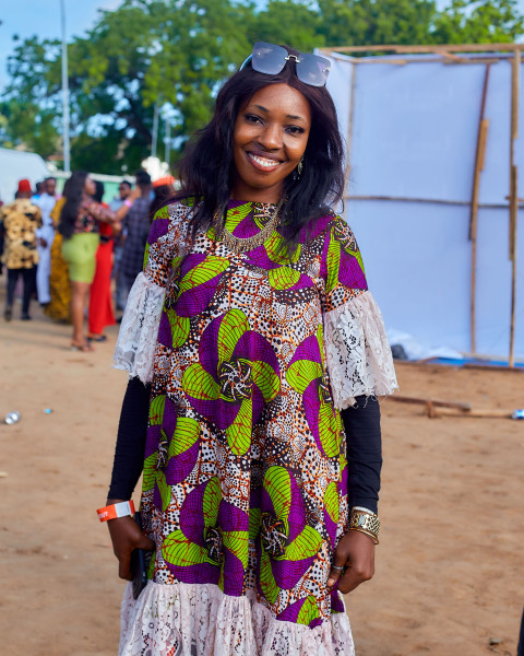 A girl wearing a traditional dress 2