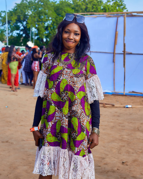 A girl wearing a traditional dress 3