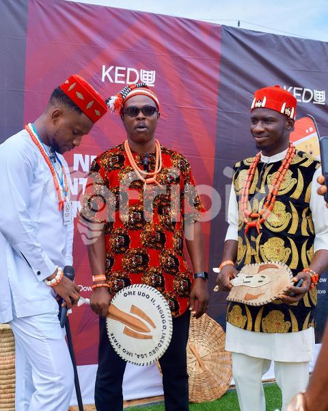 Boys wearing traditional outfits