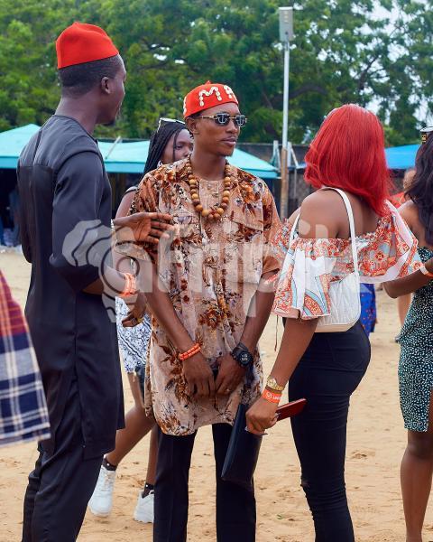 People in cultural attire