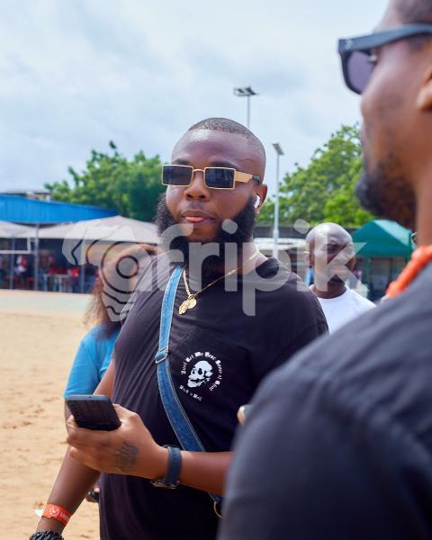 Boy wearing sunglasses