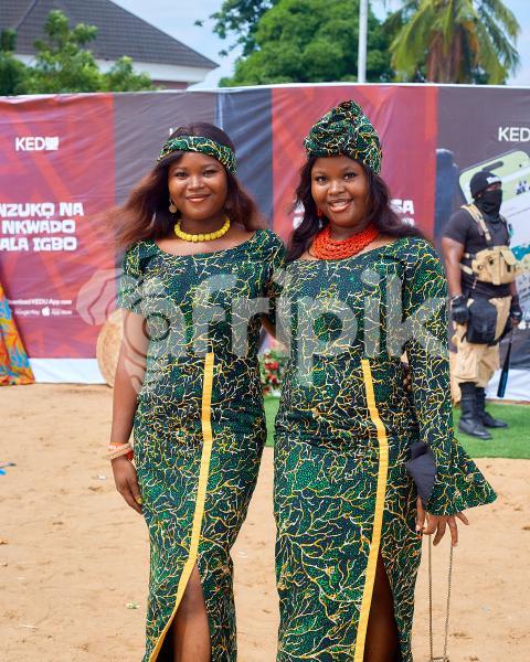 Girls on matching outfits