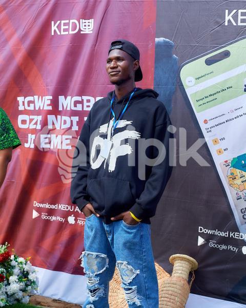 Boy wearing a hoodie