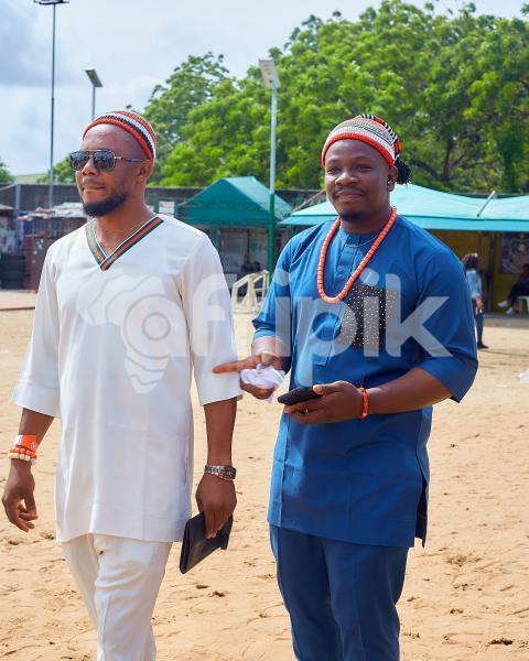 Boys in traditional clothing