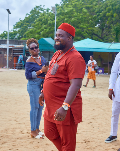 A man wearing a cultural attire