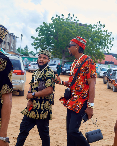 Men in traditional attire