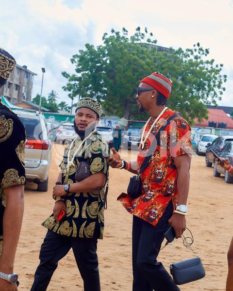 Men in traditional attire