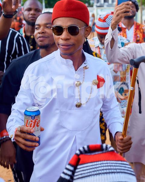 A man in traditional outfit