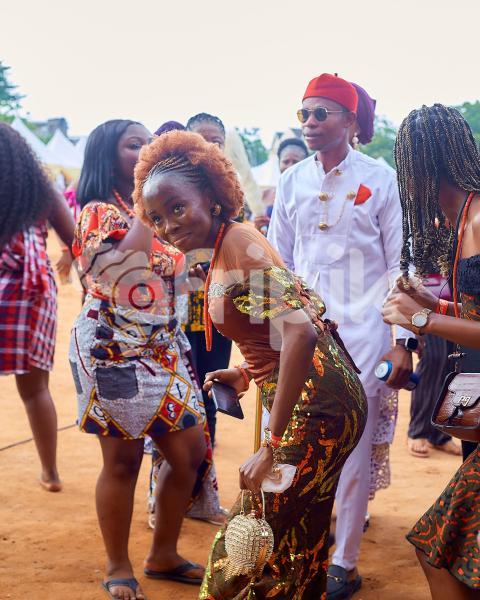 A Lady dancing at a cultural event