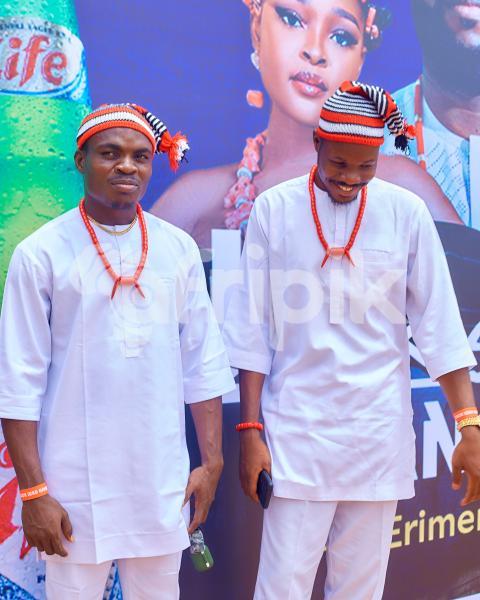 Two boys wearing a white kaftan 1
