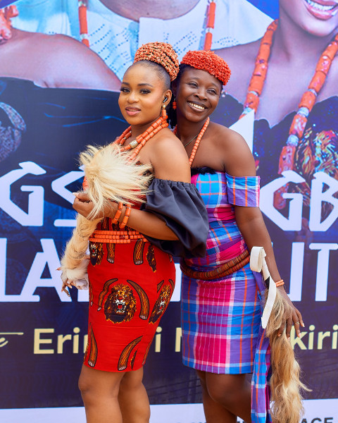 Two girls in a cultural attire 1